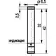 Индуктивный датчик ТЕКО ISN HC0B-31N-2,5-LS40