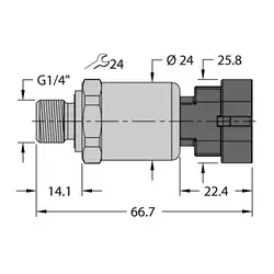 Датчик давления TURCK PT010R-1104-I2-AMPS1.5