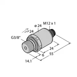 Датчик давления TURCK PT60R-1045-I2-H1141