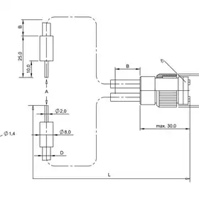 Оптоволоконный кабель Balluff BFO 18A-LGG-SMG-10-2