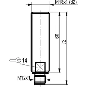Индуктивный датчик ТЕКО ISB WC41A8-31N-4F-ZS4-1