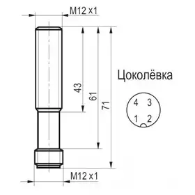 Индуктивный датчик ТЕКО ISB AС2A-31P-2-S4-G