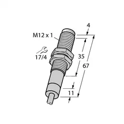Индуктивный датчик TURCK NI4-EM12D-AP6/S120
