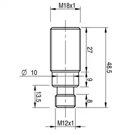 Индуктивный датчик расстояния DATASENSING AK6/D2-5H