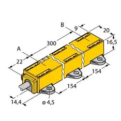 Датчик линейных перемещений TURCK LI300P1-Q17LM1-LIU5X2