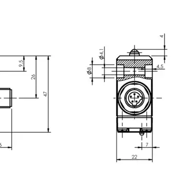 Одиночный выключатель Balluff BNS 813-100-K-38-FC-S80
