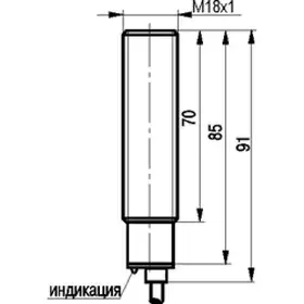 Индуктивный датчик ТЕКО ISB A42A-12G-5-LZ-H