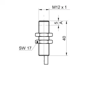 Индуктивный датчик расстояния Baumer IR12.D06S-Q40.UA1Z.7BCV