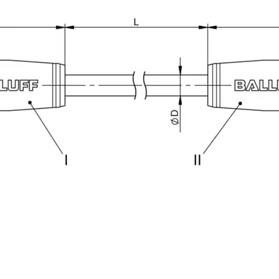 Соединительный кабель Balluff BCC M415-M415-3A-344-PS75N6-006