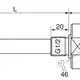 Емкостной датчик уровня EGE-Elektronik KFC 050 GSP-L100