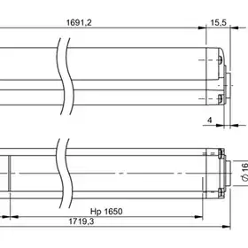 Многолучевой барьер безопасности Balluff BLG 4A-165-600-014-O01-SX