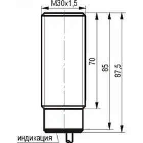 Индуктивный датчик ТЕКО ISB A81A-12-10-LZ-C