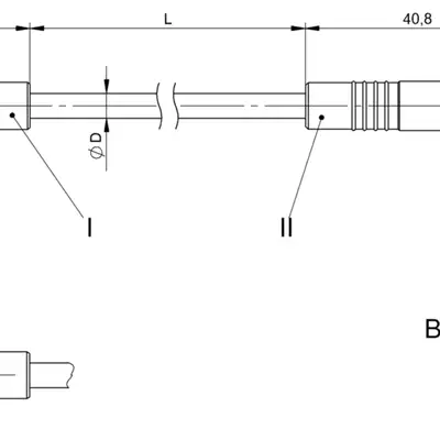 Соединительный кабель Balluff BCC W323-W313-30-300-SW0434-006