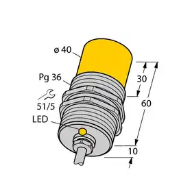 Индуктивный датчик TURCK NI25-G47-AP4X