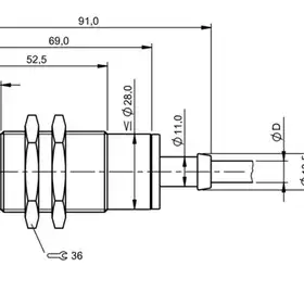 Индуктивный датчик Balluff BES 516-125-SA1-05