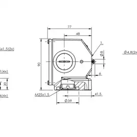 Блочный выключатель Balluff BNS 813-B02-R12-72-20-01