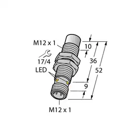 Индуктивный датчик TURCK NI10U-EM12WD-AP6X-H1141/3GD