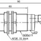 Оптический датчик LANBAO PR30S-DM5ATC-E2