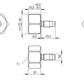Транспондер RFID Balluff BIS M-143-02/A-T6-SA4