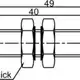 Индуктивный датчик LANBAO LR08BN02DPO-E1