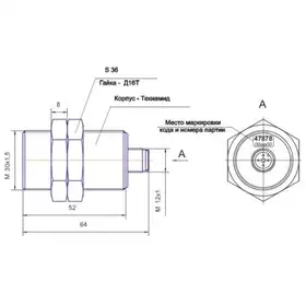 Индуктивный датчик ТЕКО ISBt AC8P8-32P-10F-ZS4-C-P