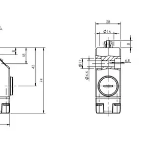 Одиночный выключатель Balluff BNS 813-FL-60-187
