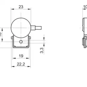 Оптический датчик уровня Baumer FODK 23P90Y5