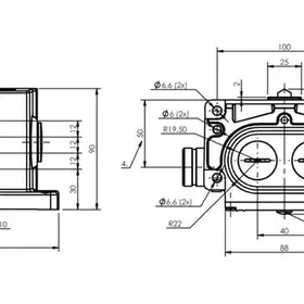Блочный выключатель Balluff BNS 819-D04-D12-100-10-FE-S90L