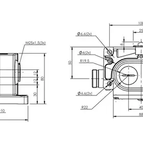 Блочный выключатель Balluff BNS 829-D03-D12-100-10-FD-S90L
