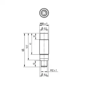 Индуктивный датчик Wenglor IW120SE65UA3