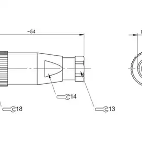 Разъем Balluff BCC M435-0000-1A-000-41X575-000