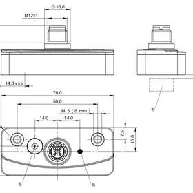 Индуктивный датчик линейных перемещений Balluff BIP AD2-B040-02-S4