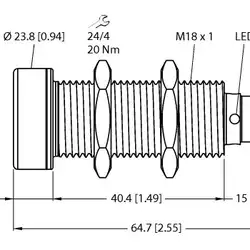Ультразвуковой датчик TURCK RU100U-EMT18M-AP8X2-H1151