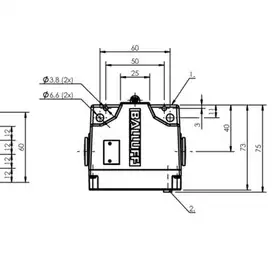 Блочный выключатель Balluff BNS 813-B04-R12-61-A-20-01-FC