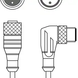 Соединительный кабель Leuze Electronic KDS S-M12-5A-M12-5W-P1-050