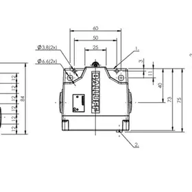 Блочный выключатель Balluff BNS 813-B06-L12-61-A-22-06-FC