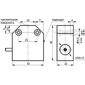 Индуктивный датчик ТЕКО ISB I5A-32N-5-L-C