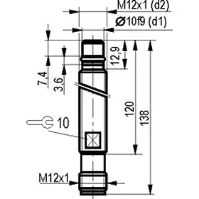 Индуктивный датчик ТЕКО ISB WC25S8-31P-1,5F-ZS4-50