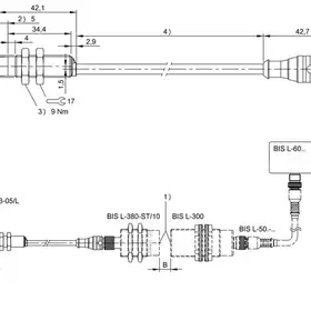 RFID Антенна Balluff BIS L-380-06/BU-PU1-01,8