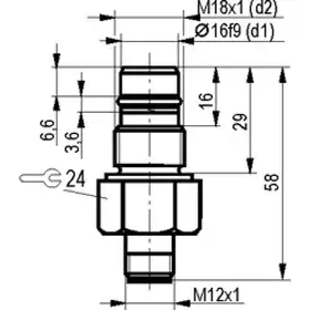 Индуктивный датчик ТЕКО ISB WC44S8-31P-3-S4-5