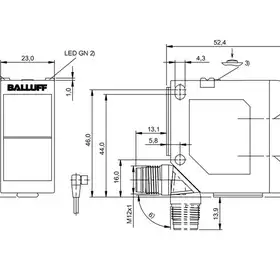 Оптический датчик Balluff BOS 23K-NU-RR10-S4