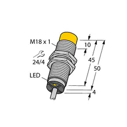 Индуктивный датчик TURCK NI12U-EM18-AP6X