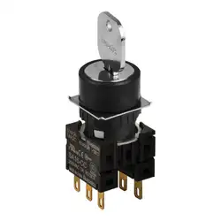 Селекторный переключатель с ключом Autonics S16KR-5GK2C