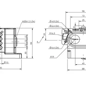 Блочный выключатель Balluff BNS 819-D04-D12-62-10-FD-S4L-I