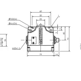 Блочный выключатель Balluff BNS 813-B02-E12-61-A-20-01-S80L
