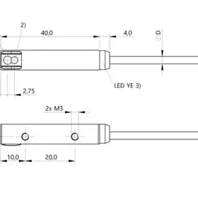 Оптический датчик Balluff BOS Q08M-PS-KF21-02