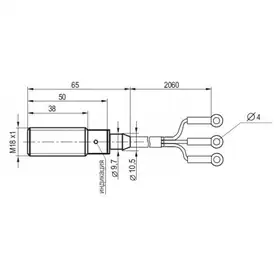 Индуктивный датчик ТЕКО ISB AF4A-32N-5F-LZT1-C-P