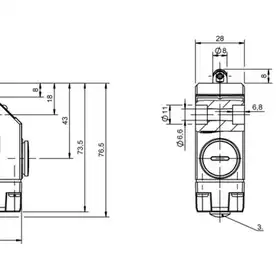 Одиночный выключатель Balluff BNS 813-FL-60-185-FD
