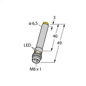 Индуктивный датчик TURCK NI6U-EH6.5-AP6X-V1131