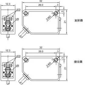 Оптический датчик LANBAO PSF-TM10DPB